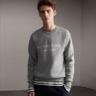 Burberry Burberry Embroidered Jersey Sweatshirt, Size: L, Grey