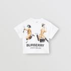 Burberry Burberry Childrens Jump Print Cotton T-shirt, Size: 10y, White