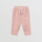 Burberry Burberry Childrens Diamond Quilted Detail Cotton Trackpants, Size: 12m, Purple