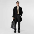 Burberry Burberry Cashmere Trench Coat, Size: 38, Black