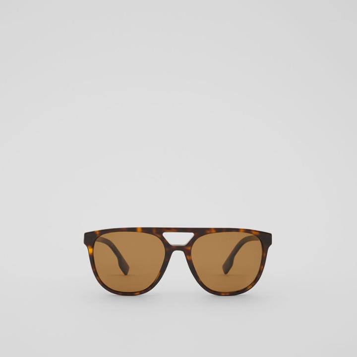Burberry Burberry Navigator Sunglasses, Tortoiseshell