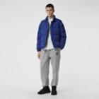Burberry Burberry Detachable-sleeve Down-filled Puffer Jacket, Size: 34, Blue