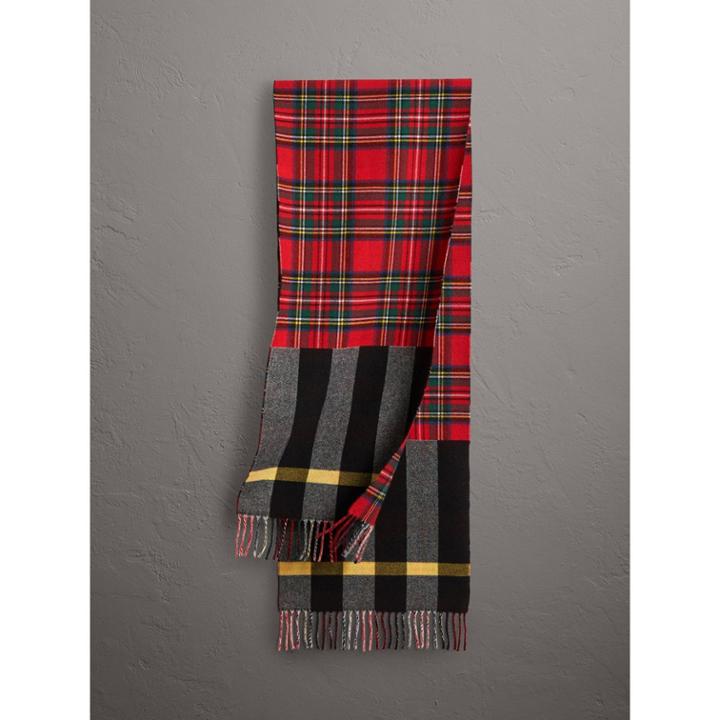 Burberry Burberry Check Merino Wool Scarf