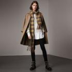 Burberry Burberry The Camden Car Coat, Size: 04, Beige