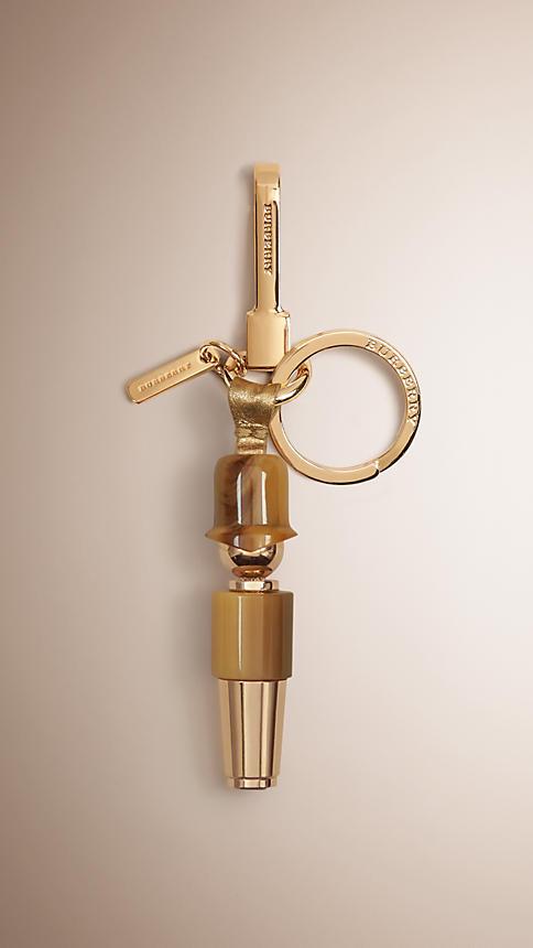 Burberry Policeman Horn-look Key Charm
