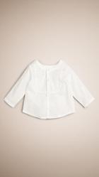Burberry Bib-front Cotton Shirt