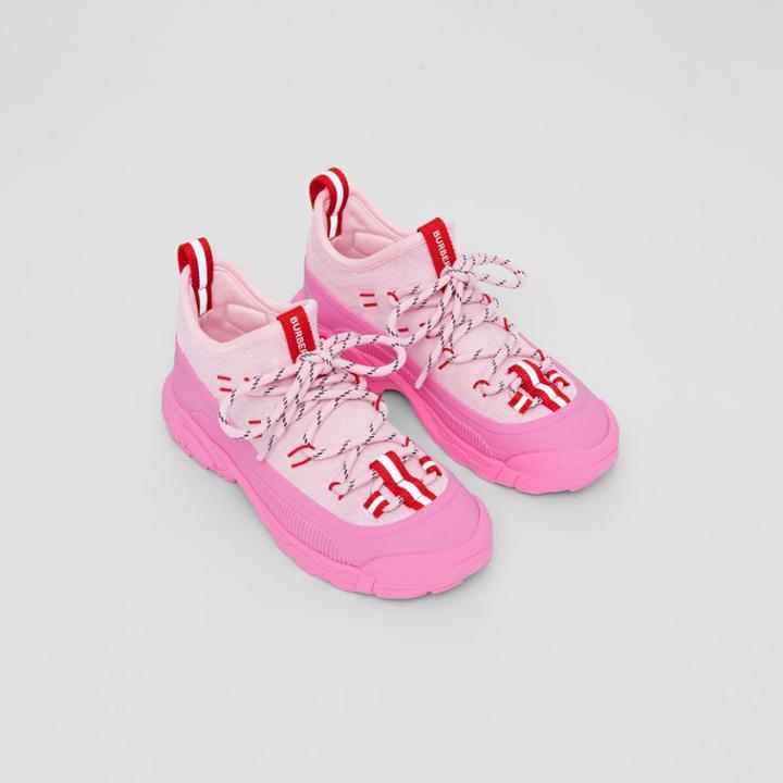 Burberry Burberry Childrens Knitted Nylon Sneakers, Size: 13