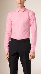 Burberry Slim Fit Double-cuff Cotton Poplin Shirt