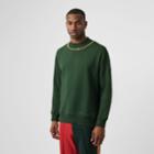 Burberry Burberry Chain Detail Cotton Sweatshirt, Size: Xl, Green