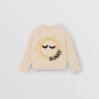Burberry Burberry Childrens Weather Motif Rib Knit Cashmere Sweater, Size: 6y, Multicoloured