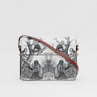 Burberry Burberry Large Monkey Print Leather Grace Bag, Black