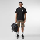 Burberry Burberry Monogram Motif Cotton Oversized T-shirt, Size: Xs, Black