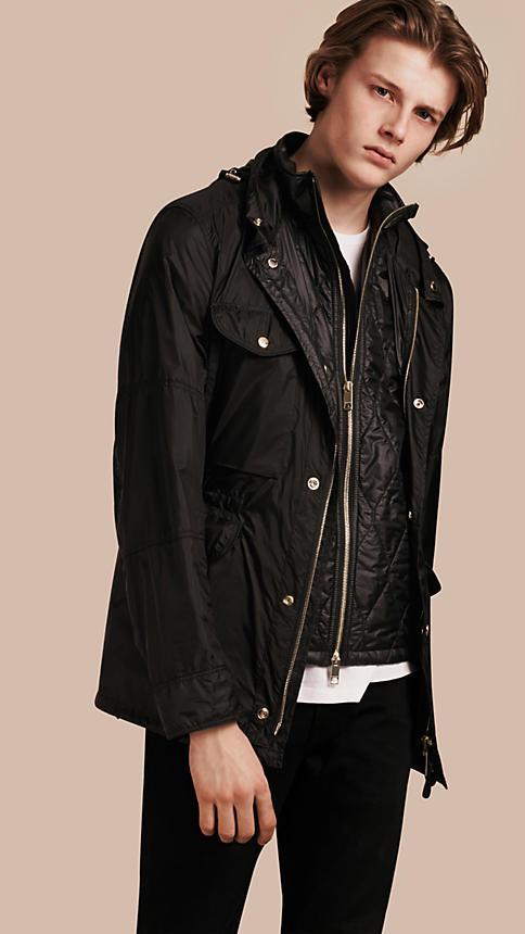 Burberry Ultra-lightweight Field Jacket With Removable Warmer