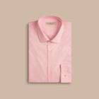 Burberry Burberry Slim Fit Cotton Poplin Shirt, Size: 16, Pink