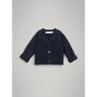 Burberry Burberry Cashmere Cotton Knit Cardigan, Size: 2y, Blue
