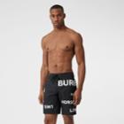 Burberry Burberry Horseferry Print Swim Shorts, Size: Xxxl, Black