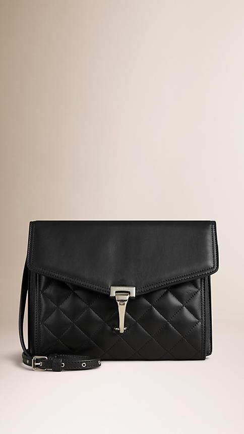Burberry Small Quilted Leather Crossbody Bag