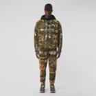 Burberry Burberry Camouflage Wool Blend Jacquard Hoodie
