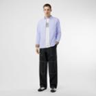 Burberry Burberry Button-down Collar Cotton Oxford Shirt, Blue