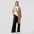 Burberry Burberry Wool Cotton Tailored Coat, Size: 0