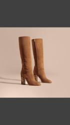 Burberry Suede Knee-high Boots