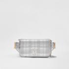 Burberry Burberry Quilted Metallic Lola Bum Bag With Chain Strap, Grey