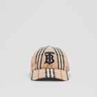 Burberry Burberry Monogram Motif Vintage Check Cotton Baseball Cap, Beige
