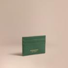 Burberry Burberry Trench Leather Card Case, Green