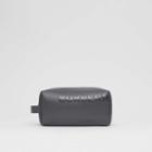 Burberry Burberry Horseferry Print Leather Travel Pouch