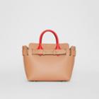 Burberry Burberry The Small Tri-tone Leather Triple Stud Belt Bag, Beige
