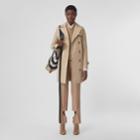 Burberry Burberry The Short Islington Trench Coat, Size: 0, Beige