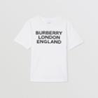 Burberry Burberry Childrens Logo Print Cotton T-shirt, Size: 12y, White