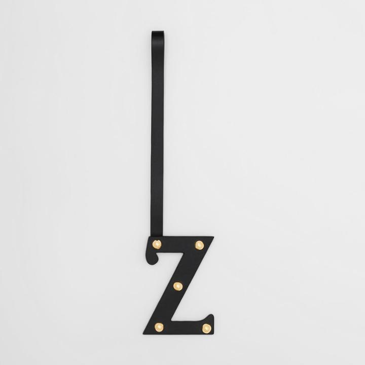 Burberry Burberry 'z' Studded Leather Alphabet Charm, Yellow