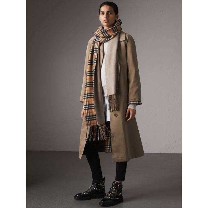 Burberry Burberry The Brighton Car Coat, Size: 04, Beige