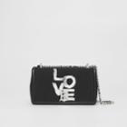 Burberry Burberry Small Love Print Cotton Lola Bag
