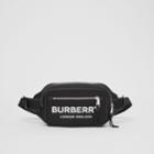 Burberry Burberry Logo Print Econyl Bum Bag, Black