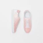 Burberry Burberry Perforated Check Dgrad Leather Sneakers, Size: 38, Pink