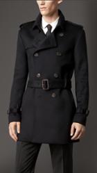 Burberry Mid-length Wool Cashmere Trench Coat