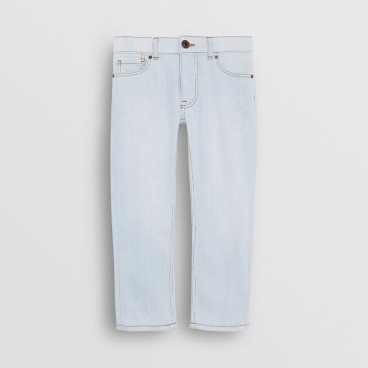 Burberry Burberry Childrens Skinny Fit Stretch Jeans, Size: 8y, Blue
