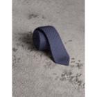 Burberry Burberry Slim Cut Pinpoint Wool Silk Tie, Blue