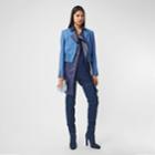 Burberry Burberry Mohair Wool Reconstructed Blazer, Size: 02