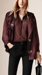 Burberry Brit Cropped Technical Parka
