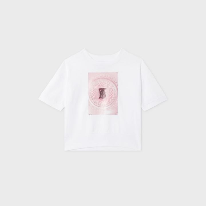Burberry Burberry Childrens Confectionery Print Cotton T-shirt, Size: 12y, White