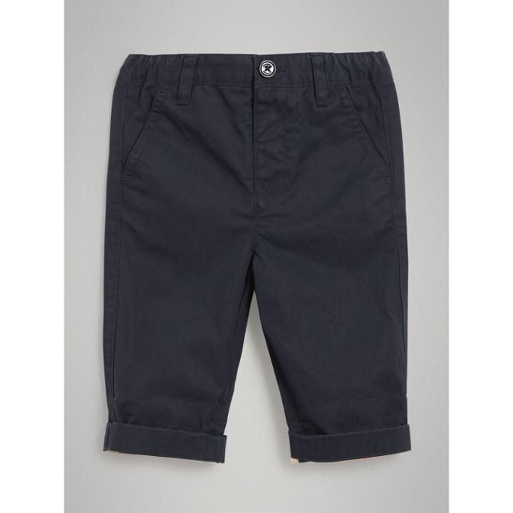 Burberry Burberry Cotton Twill Chinos, Size: 2y, Blue