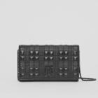 Burberry Burberry Quilted Lambskin Wallet With Detachable Strap