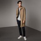 Burberry Burberry The Camden Car Coat, Size: 40, Beige