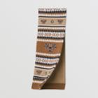 Burberry Burberry Childrens Fair Isle Wool Cashmere Scarf, Size: Os