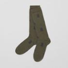 Burberry Burberry Childrens Star And Monogram Motif Cotton Blend Socks, Size: 27-29