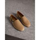 Burberry Burberry Canvas Check Espadrilles, Size: 43, Brown
