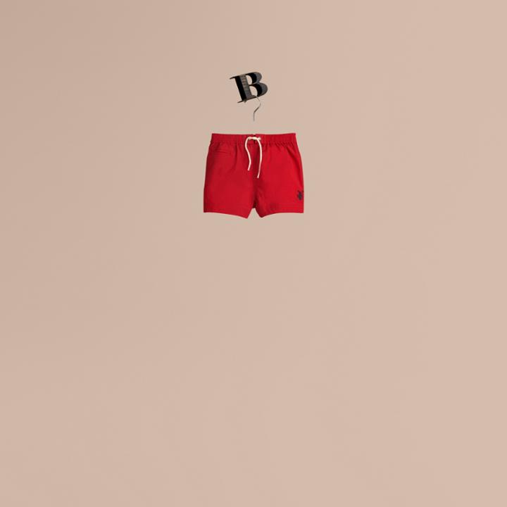 Burberry Burberry Lightweight Swim Shorts, Size: 6m, Red
